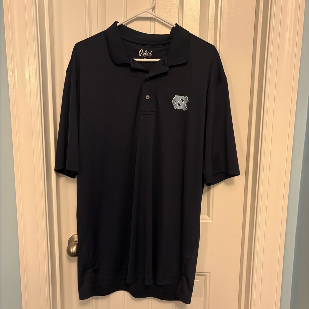 UNC (Go heels) Oxford Dark Blue Men's Polo Shirt